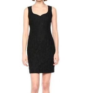 Karl Lagerfeld Sweetheart Neckline LBD Cocktail Party Dress Lace Size 0